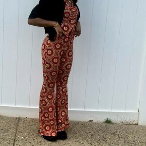 Bust Crop top & Flare Leg Pants